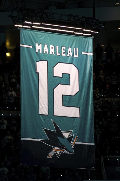 Sharks retire Patrick Marleau s No. 12 jersey AP News